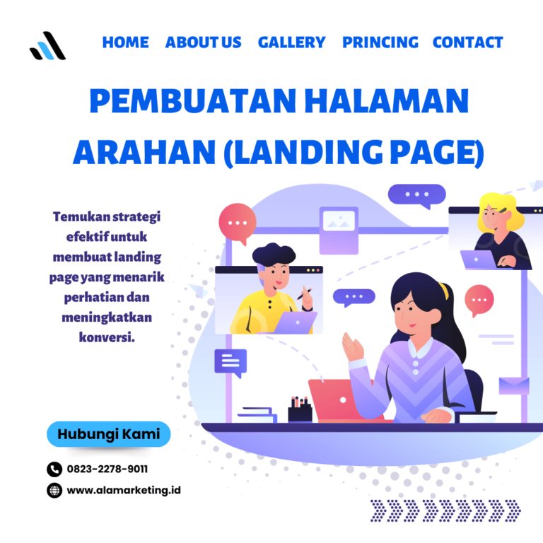 Pembuatan Halaman Arahan (Landing Page)