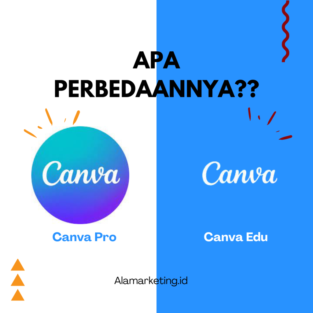 perbedaan canva pro dan canva edu